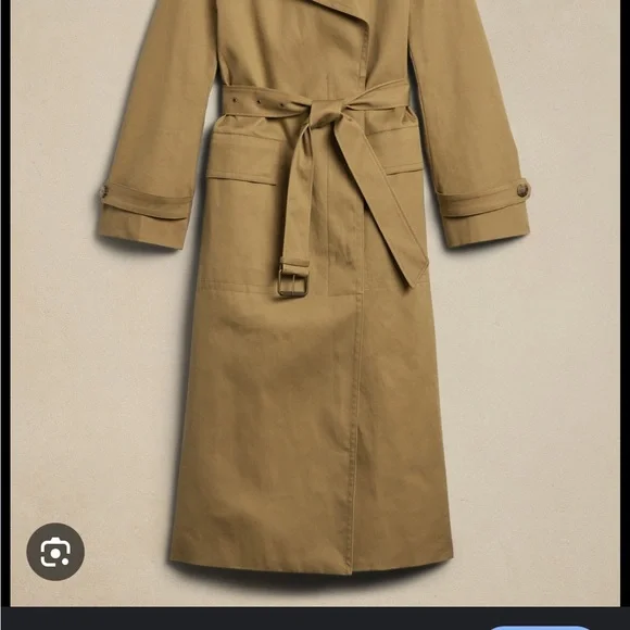 Banana Republic Tan Trench Coat - Picture 3 of 8